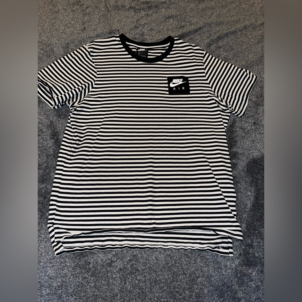 Nike Logo Striped Tee